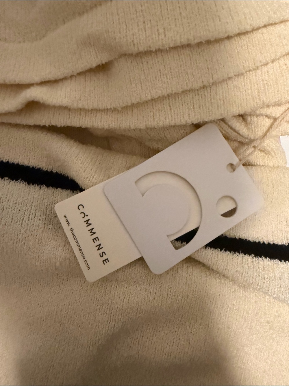 Commense Knotted Tube Midi Sweater Dress in Apricot-XL - Picture 4 of 5